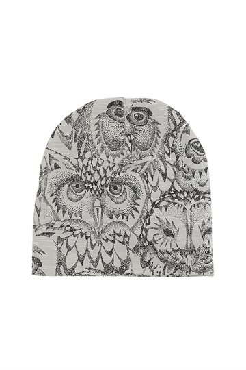 Soft Gallery - Beanie - NOOS - Drizzle, AOP Owl